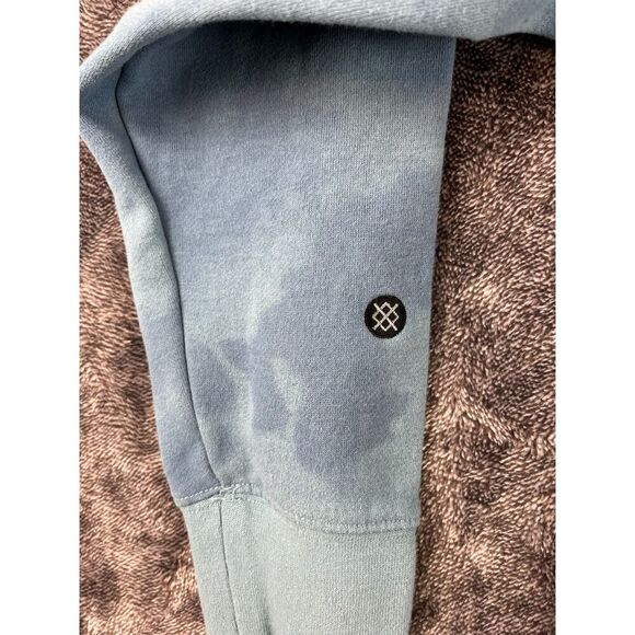 Stance Mercury Hoodie Tie Dye Sweatshirt Men's L Blue Fleece Lined Pullover - Picture 9 of 13